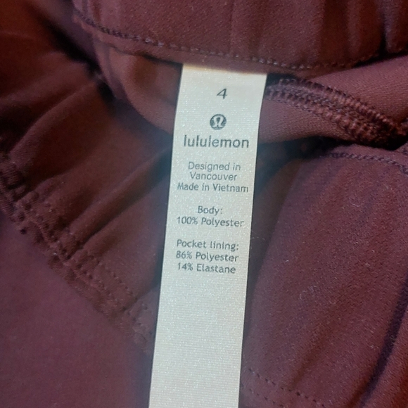 NWOT Lululemon On The Fly Pant 27" size 4 - Picture 7 of 8